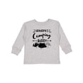 thumbnail image 1 of Inktastic Grandpas Camping Buddy Boys or Girls Long Sleeve Toddler T-Shirt, 1 of 5