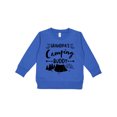 thumbnail image 1 of Inktastic Grandpas Camping Buddy Toddler Sweatshirt, 1 of 4