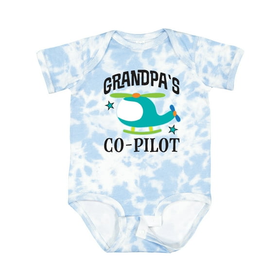 Inktastic Grandpas Co-pilot Grandson Boys Baby Bodysuit