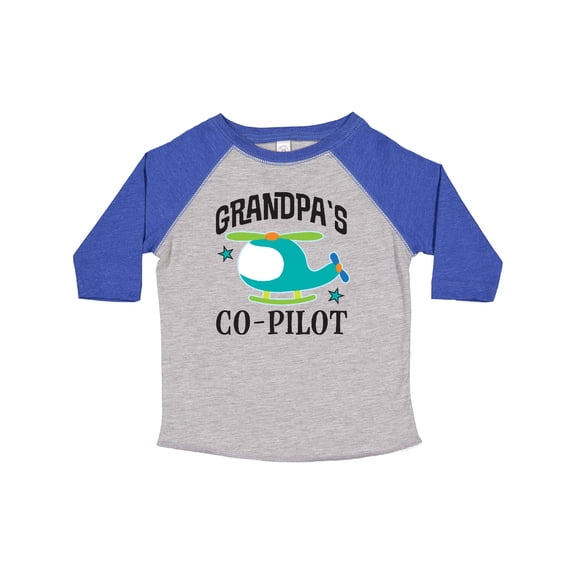 Inktastic Grandpas Co-pilot Grandson Boys Toddler T-Shirt