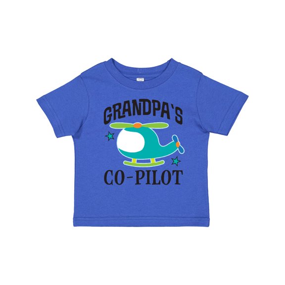 Inktastic Grandpas Co-pilot Grandson Boys Toddler T-Shirt