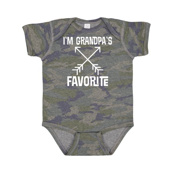 Inktastic Grandpas Favorite Grandson Boys or Girls Baby Bodysuit