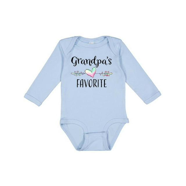 Inktastic Grandpas Favorite Heart Grandchild Boys Or Girls Long Sleeve Inktastic Grandpas Favorite Heart Grandchild Boys Or Girls Long Sleeve