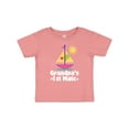thumbnail image 1 of Inktastic Grandpas First Mate Girls Pink Sailboat Girls Baby T-Shirt, 1 of 5
