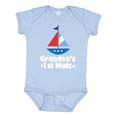 thumbnail image 1 of Inktastic Grandpas First Mate Nautical Sailboat Boys Baby Bodysuit, 1 of 5