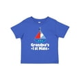 thumbnail image 1 of Inktastic Grandpas First Mate Nautical Sailboat Boys Baby T-Shirt, 1 of 5