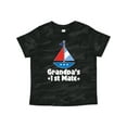 thumbnail image 1 of Inktastic Grandpas First Mate Nautical Sailboat Boys Toddler T-Shirt, 1 of 5