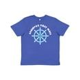 thumbnail image 1 of Inktastic Grandpas First Mate Sailing Nautical Boys Youth T-Shirt, 1 of 5