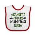 thumbnail image 1 of Inktastic Grandpas Future Hunting Buddy Boys or Girls Baby Bib, 1 of 4