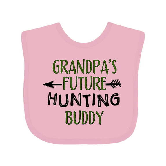 Inktastic Grandpas Future Hunting Buddy Boys or Girls Baby Bib