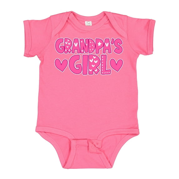 Inktastic Grandpas Girl Granddaughter Girls Baby Bodysuit