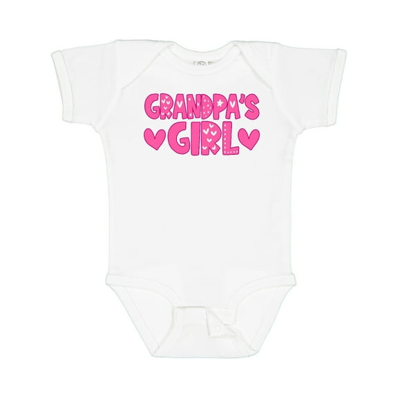 Inktastic Grandpas Girl Granddaughter Girls Baby Bodysuit