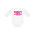 thumbnail image 1 of Inktastic Grandpas Girl Granddaughter Gift Girls Long Sleeve Baby Bodysuit, 1 of 5