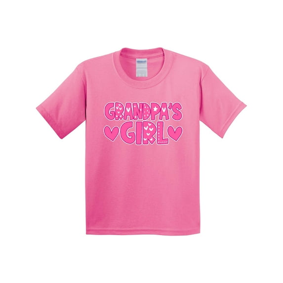 Inktastic Grandpas Girl Granddaughter Youth T-Shirt