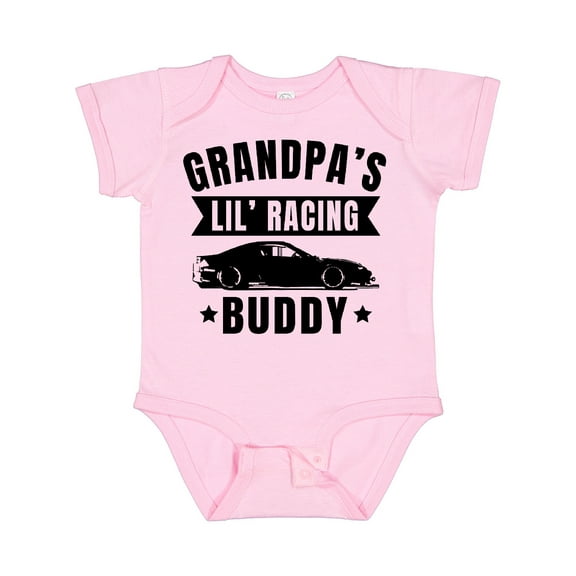 Inktastic Grandpas Lil Racing Buddy Boys or Girls Baby Bodysuit