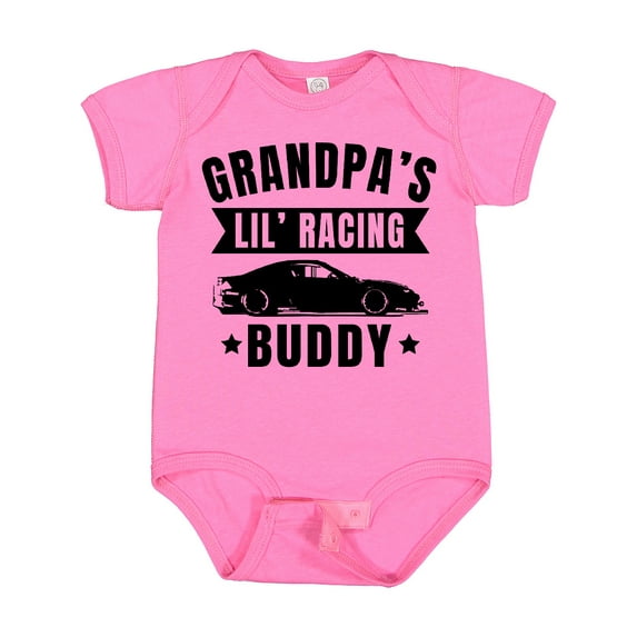 Inktastic Grandpas Lil Racing Buddy Boys or Girls Baby Bodysuit