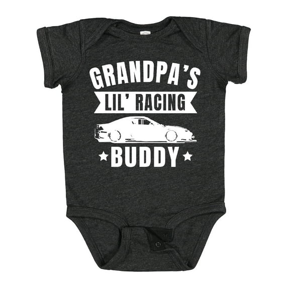 Inktastic Grandpas Lil Racing Buddy Boys or Girls Baby Bodysuit