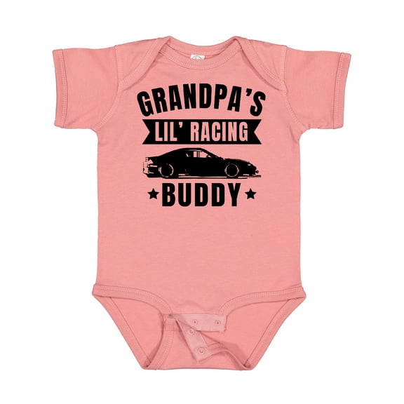 Inktastic Grandpas Lil Racing Buddy Boys or Girls Baby Bodysuit