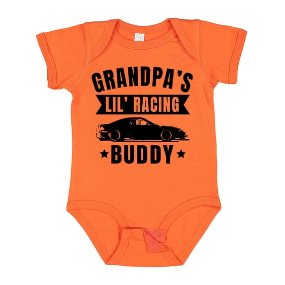 Inktastic Grandpas Lil Racing Buddy Boys or Girls Baby Bodysuit