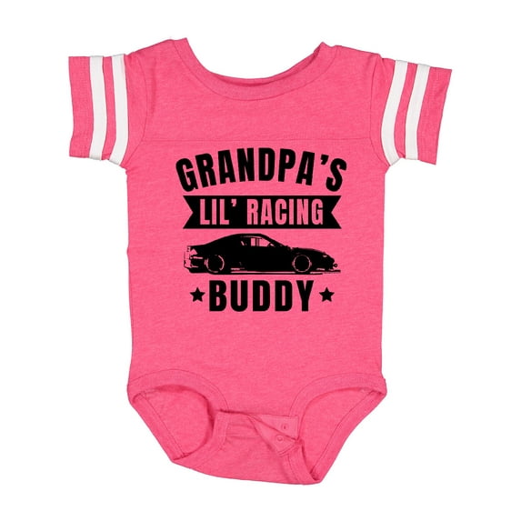 Inktastic Grandpas Lil Racing Buddy Boys or Girls Baby Bodysuit
