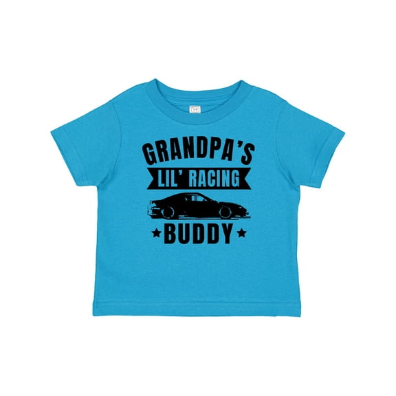 Inktastic Grandpas Lil Racing Buddy Boys or Girls Baby T-Shirt