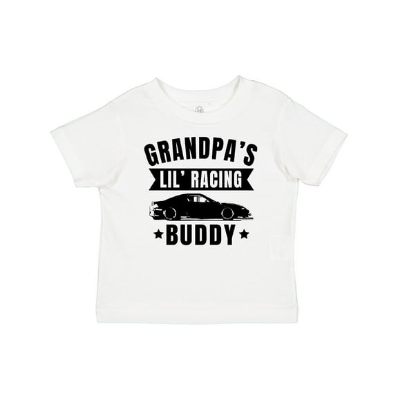 Inktastic Grandpas Lil Racing Buddy Boys or Girls Baby T-Shirt