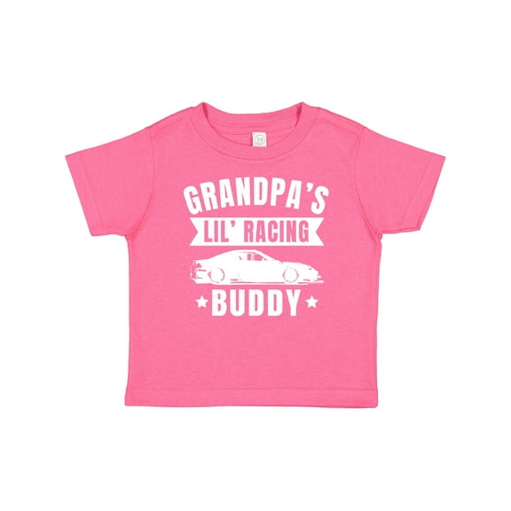 Inktastic Grandpas Lil Racing Buddy Boys or Girls Baby T-Shirt