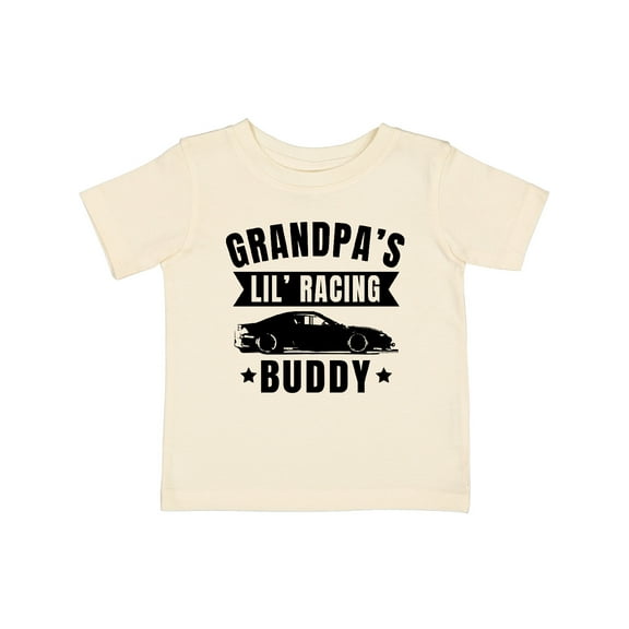 Inktastic Grandpas Lil Racing Buddy Boys or Girls Baby T-Shirt