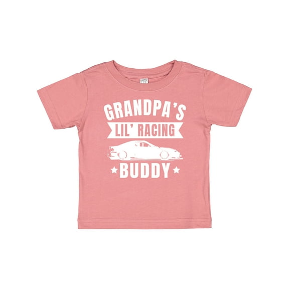 Inktastic Grandpas Lil Racing Buddy Boys or Girls Baby T-Shirt