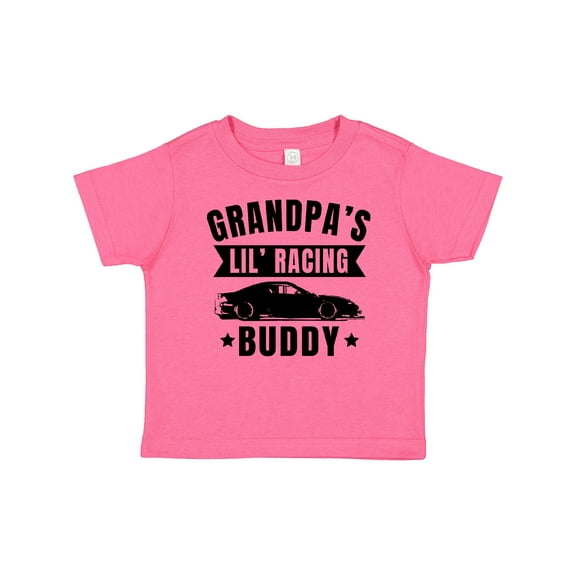 Inktastic Grandpas Lil Racing Buddy Boys or Girls Baby T-Shirt