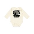 thumbnail image 1 of Inktastic Grandpas Lil Racing Buddy Boys or Girls Long Sleeve Baby Bodysuit, 1 of 5