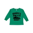 thumbnail image 1 of Inktastic Grandpas Lil Racing Buddy Boys or Girls Long Sleeve Toddler T-Shirt, 1 of 5