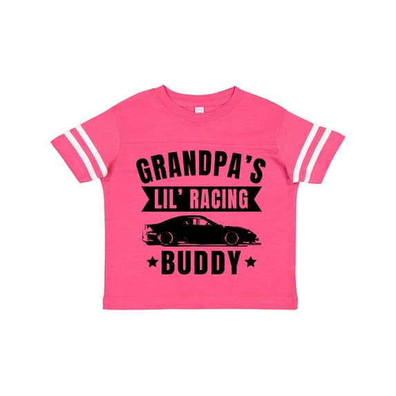 Inktastic Grandpas Lil Racing Buddy Boys or Girls Toddler T-Shirt
