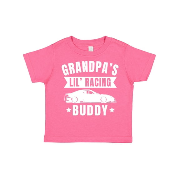 Inktastic Grandpas Lil Racing Buddy Boys or Girls Toddler T-Shirt