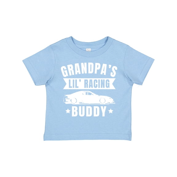 Inktastic Grandpas Lil Racing Buddy Boys or Girls Toddler T-Shirt