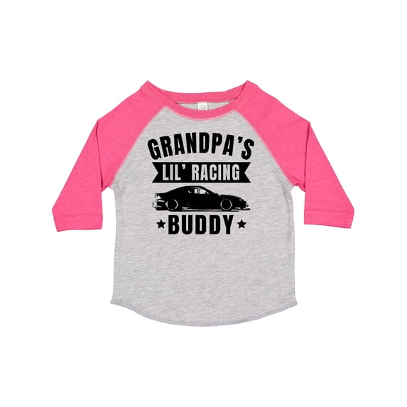 Inktastic Grandpas Lil Racing Buddy Boys or Girls Toddler T-Shirt