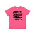 thumbnail image 1 of Inktastic Grandpas Lil Racing Buddy Youth T-Shirt, 1 of 5
