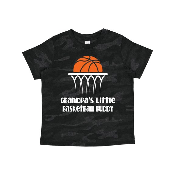 Inktastic Grandpas Little Basketball Buddy Boys Boys Toddler T-Shirt