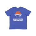 thumbnail image 1 of Inktastic Grandpas Little Basketball Buddy Boys Youth T-Shirt, 1 of 5