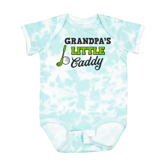 Inktastic Grandpas Little Caddy with Golf Club and Ball Boys or Girls Baby Bodysuit