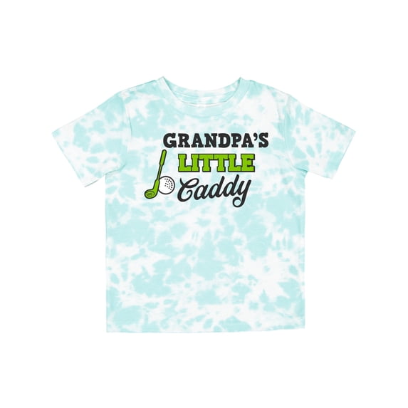 Inktastic Grandpas Little Caddy with Golf Club and Ball Boys or Girls Toddler T-Shirt