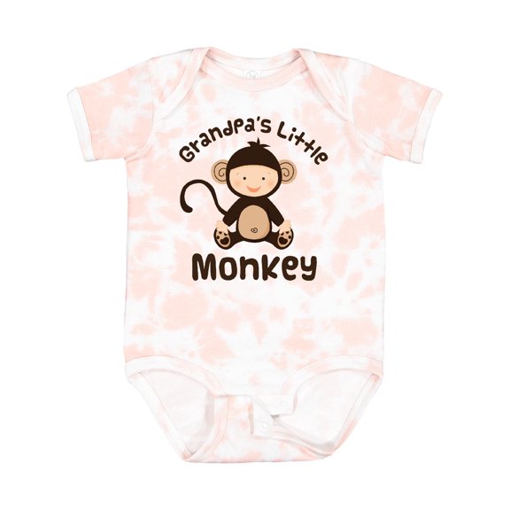 Inktastic Grandpas Little Monkey Boys or Girls Baby Bodysuit