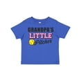 thumbnail image 1 of Inktastic Grandpa's Little Pitcher Softball Girls Toddler T-Shirt, 1 of 5