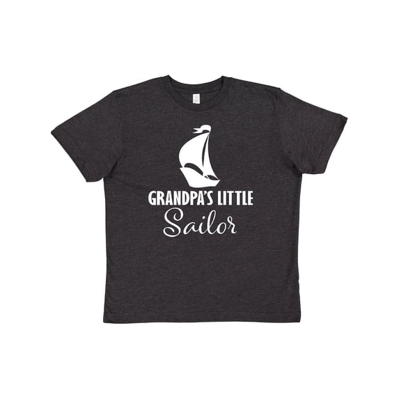Inktastic Grandpas Little Sailor Grandchild Sailing Youth T-Shirt