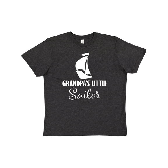 Inktastic Grandpas Little Sailor Grandchild Sailing Youth T-Shirt