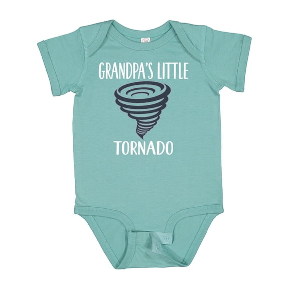 Inktastic Grandpas Little Tornado Boys Grandson Boys Baby Bodysuit