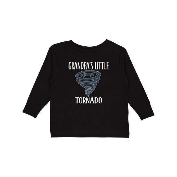 Inktastic Grandpas Little Tornado Boys Grandson Boys Long Sleeve Toddler T-Shirt