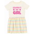 thumbnail image 1 of Inktastic Granna Girl Granddaughter Girls Toddler Dress, 1 of 5