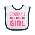 thumbnail image 1 of Inktastic Granna Girl Granddaughter Girls Baby Bib, 1 of 4