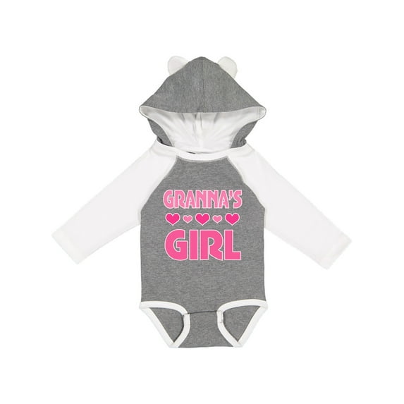 Inktastic Granna Girl Granddaughter Girls Long Sleeve Baby Bodysuit